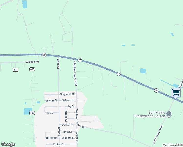 map of restaurants, bars, coffee shops, grocery stores, and more near 1231 County Road 201a in Angleton