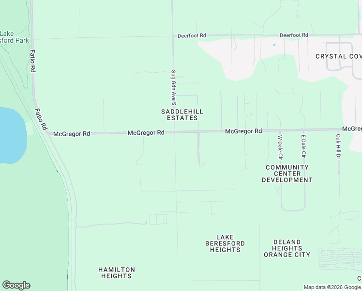 map of restaurants, bars, coffee shops, grocery stores, and more near 2535 S Spring Garden Ave in DeLand
