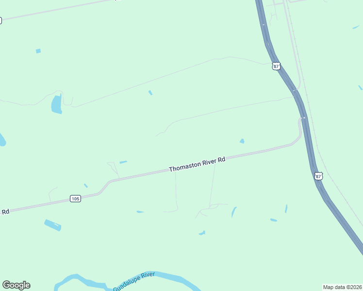 map of restaurants, bars, coffee shops, grocery stores, and more near 604 Thomaston River Road in Cuero