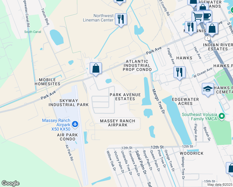 map of restaurants, bars, coffee shops, grocery stores, and more near 202 Wildwood Drive in Edgewater