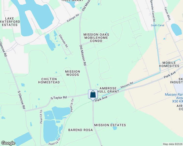 map of restaurants, bars, coffee shops, grocery stores, and more near 2003 Old Mission Road in New Smyrna Beach