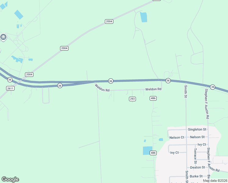 map of restaurants, bars, coffee shops, grocery stores, and more near 10215 Weldon Road in Freeport