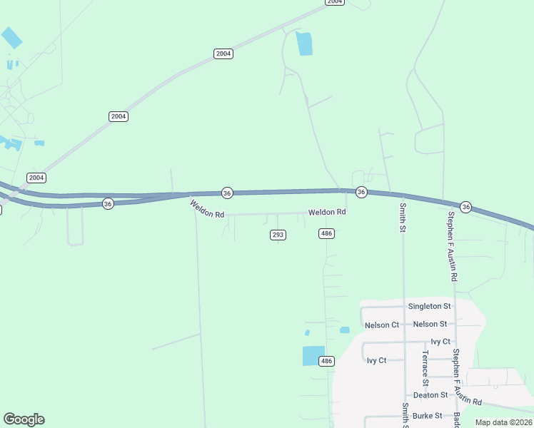 map of restaurants, bars, coffee shops, grocery stores, and more near 10003 Texas 36 in Freeport