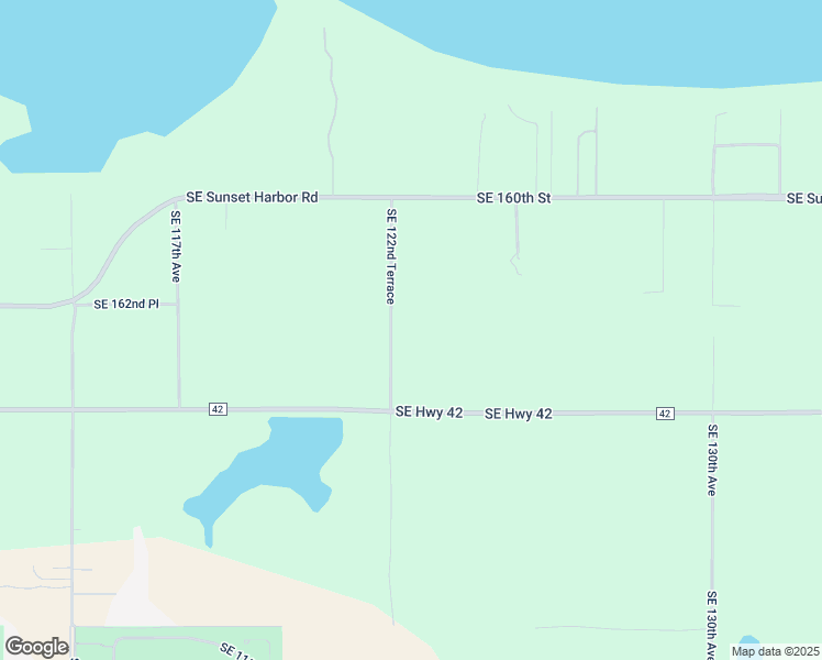 map of restaurants, bars, coffee shops, grocery stores, and more near 16317 Southeast 122nd Terrace in Weirsdale