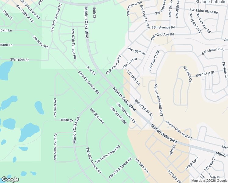 map of restaurants, bars, coffee shops, grocery stores, and more near 645 Marion Oaks Boulevard in Ocala