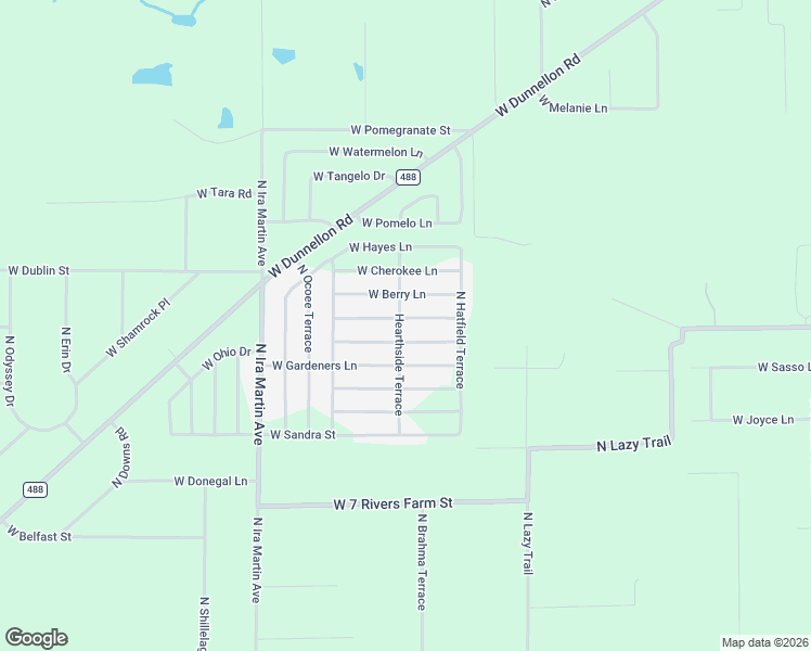map of restaurants, bars, coffee shops, grocery stores, and more near 9660 West Camphor Lane in Crystal River