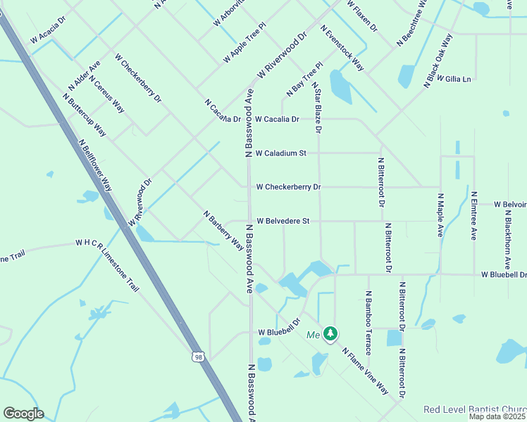 map of restaurants, bars, coffee shops, grocery stores, and more near 12045 West Belvedere Street in Crystal River