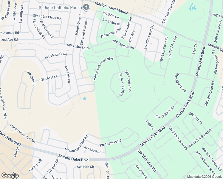 map of restaurants, bars, coffee shops, grocery stores, and more near Southwest 38th Court Road in Ocala