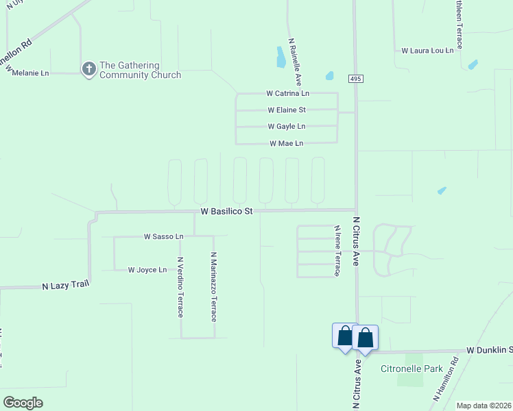 map of restaurants, bars, coffee shops, grocery stores, and more near 8511 North Pine Haven Point in Crystal River