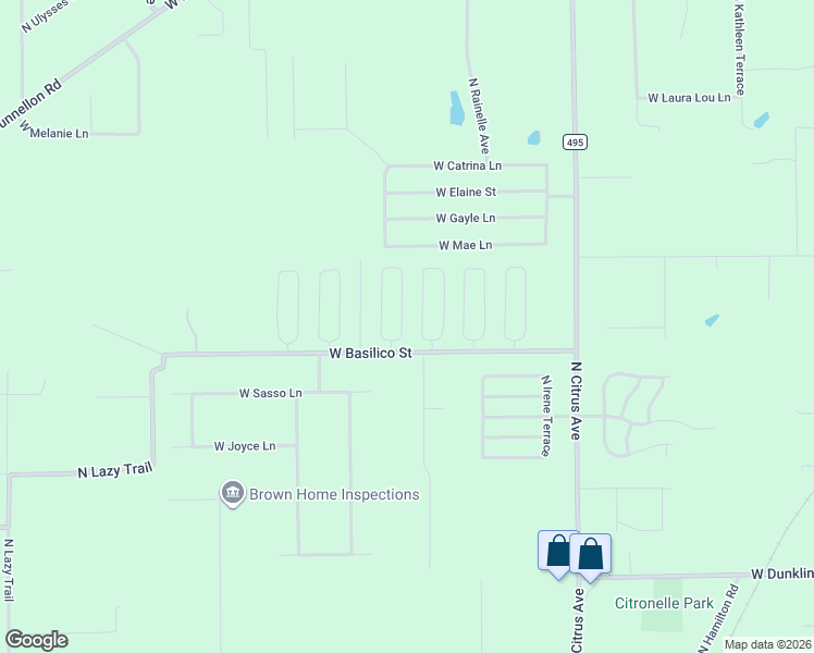 map of restaurants, bars, coffee shops, grocery stores, and more near 8624 North Catapane Loop in Crystal River