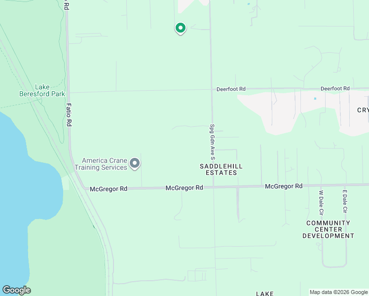 map of restaurants, bars, coffee shops, grocery stores, and more near 1268 McGregor Road in DeLand