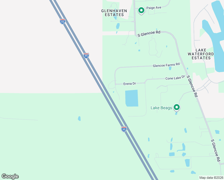 map of restaurants, bars, coffee shops, grocery stores, and more near 2625 Glencoe Farms Road in New Smyrna Beach