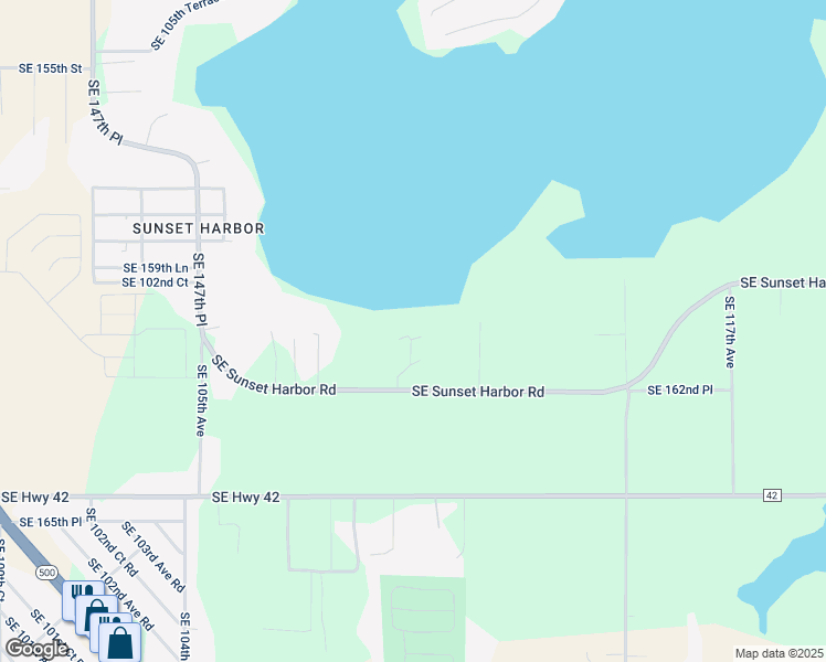 map of restaurants, bars, coffee shops, grocery stores, and more near 11001 Southeast Sunset Harbor Road in Summerfield