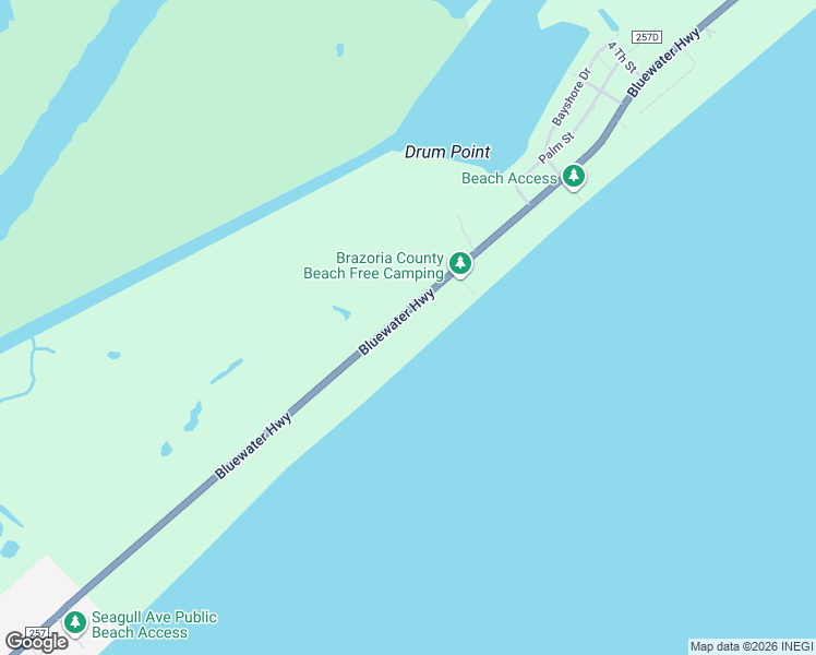 map of restaurants, bars, coffee shops, grocery stores, and more near 3312 County Road 257 in Freeport