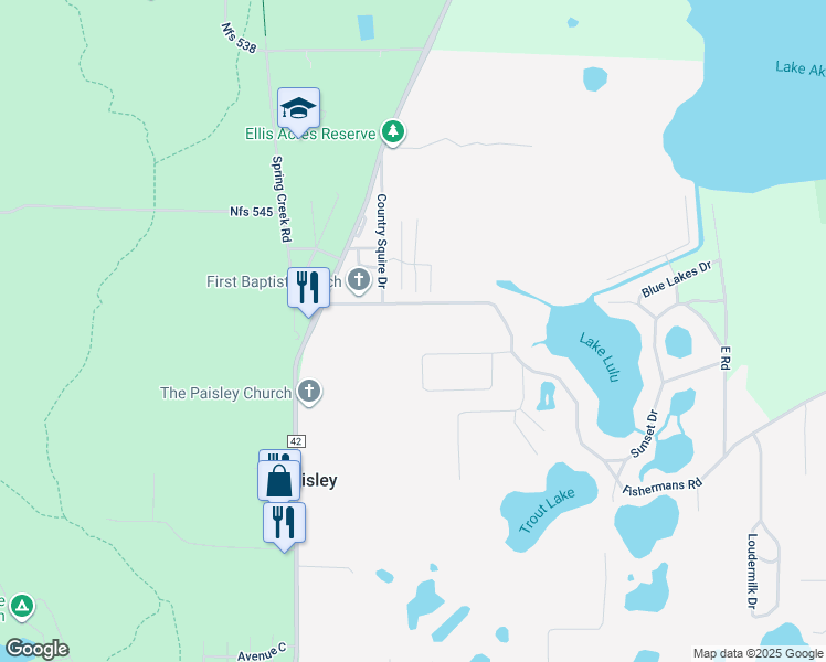 map of restaurants, bars, coffee shops, grocery stores, and more near in Paisley