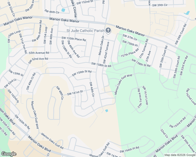 map of restaurants, bars, coffee shops, grocery stores, and more near 493 Marion Oaks Drive in Ocala