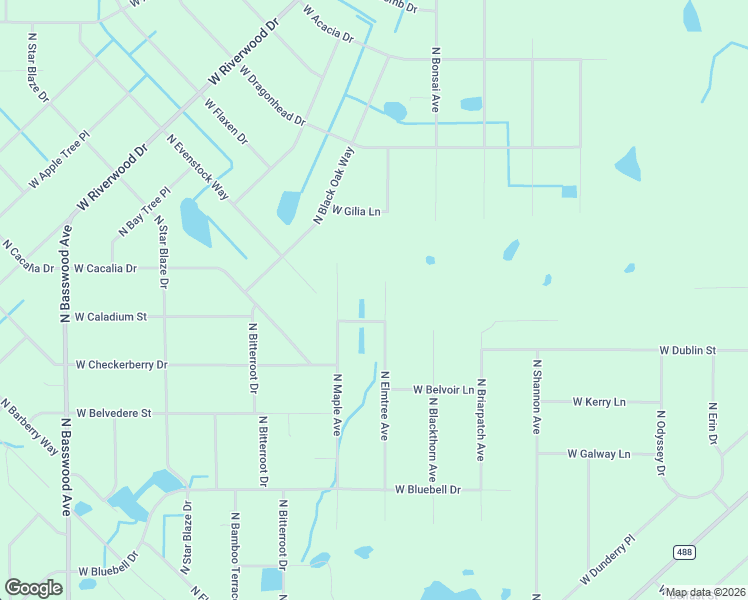 map of restaurants, bars, coffee shops, grocery stores, and more near 8866 N Elmtree Ave in Crystal River