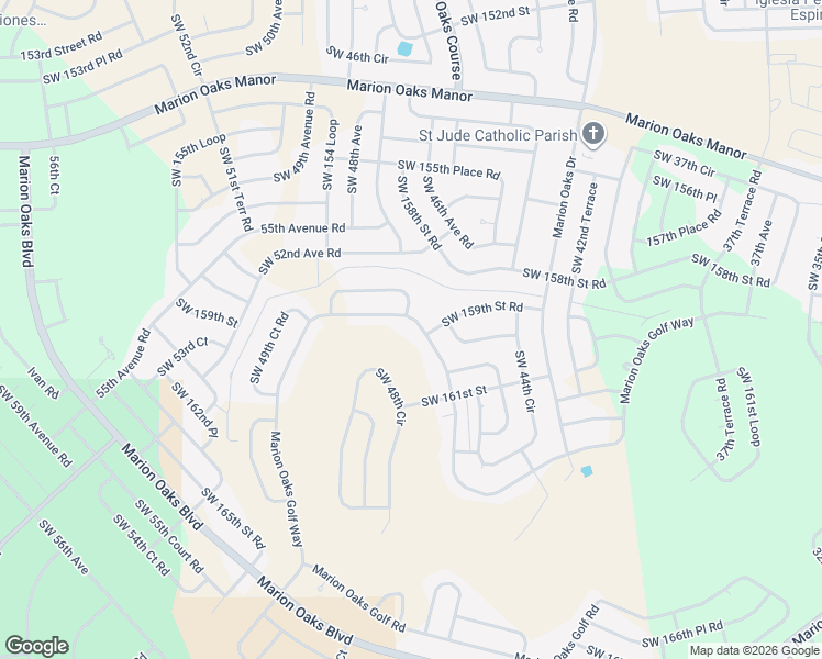 map of restaurants, bars, coffee shops, grocery stores, and more near 284 Marion Oaks Golf Way in Ocala