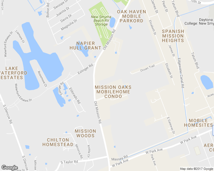 map of restaurants, bars, coffee shops, grocery stores, and more near 1977 Rota Street in New Smyrna Beach
