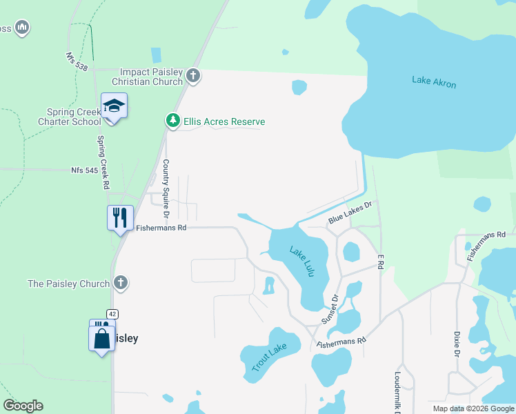 map of restaurants, bars, coffee shops, grocery stores, and more near in Paisley