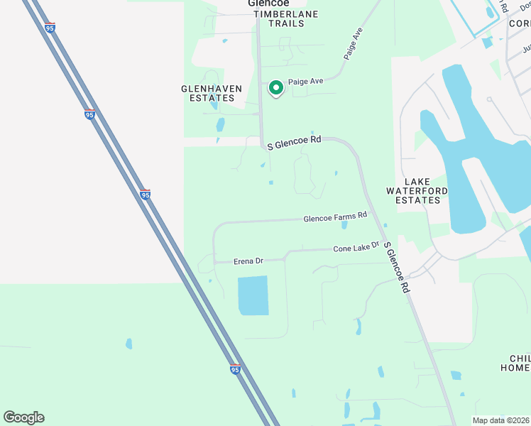 map of restaurants, bars, coffee shops, grocery stores, and more near 2545 Glencoe Farms Road in New Smyrna Beach
