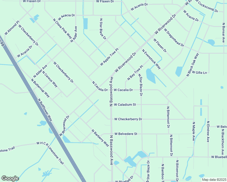 map of restaurants, bars, coffee shops, grocery stores, and more near 8966 North Cacalia Drive in Crystal River