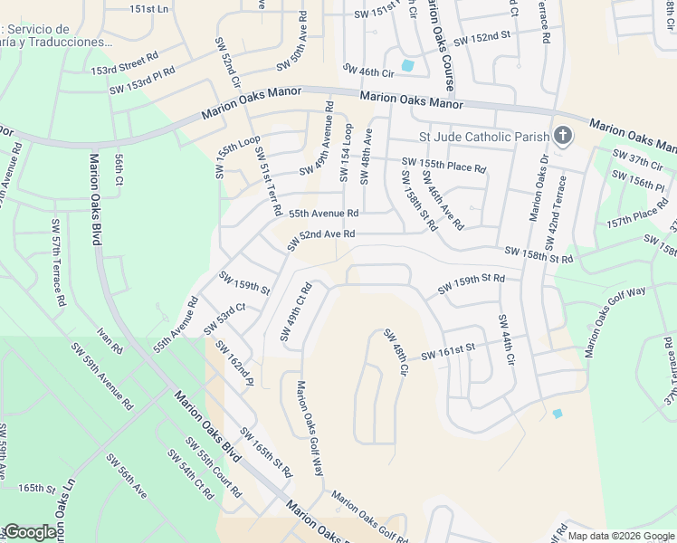 map of restaurants, bars, coffee shops, grocery stores, and more near 236 Marion Oaks Golf Way in Ocala