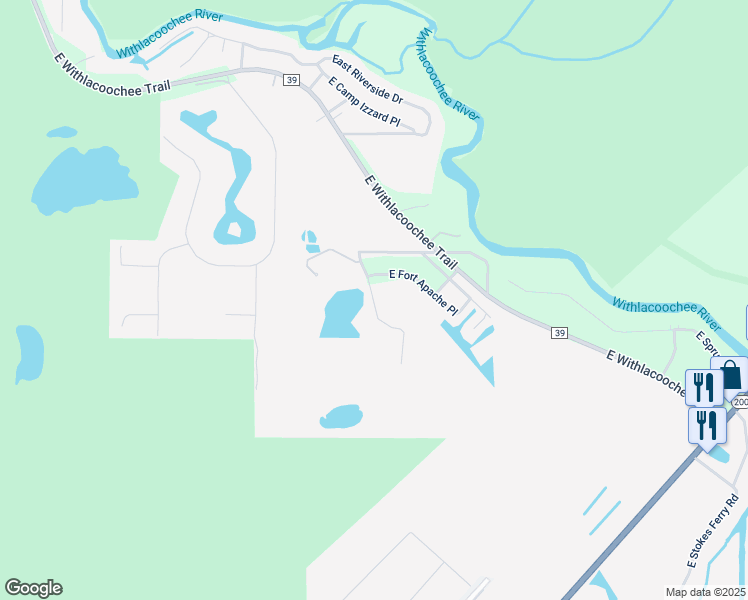 map of restaurants, bars, coffee shops, grocery stores, and more near 8735 North Dixie Drive in Dunnellon