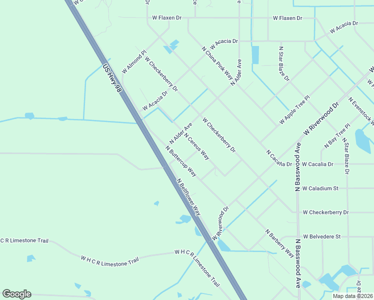 map of restaurants, bars, coffee shops, grocery stores, and more near 12641 West Amur Maple Place in Crystal River
