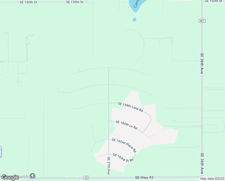 map of restaurants, bars, coffee shops, grocery stores, and more near 2700 Southeast 157th Lane Road in Summerfield