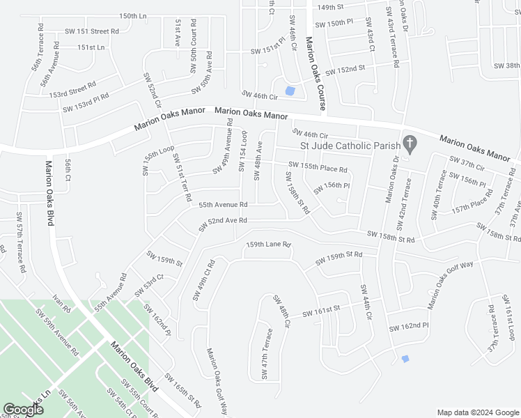 map of restaurants, bars, coffee shops, grocery stores, and more near 15717 55th Avenue Road in Ocala