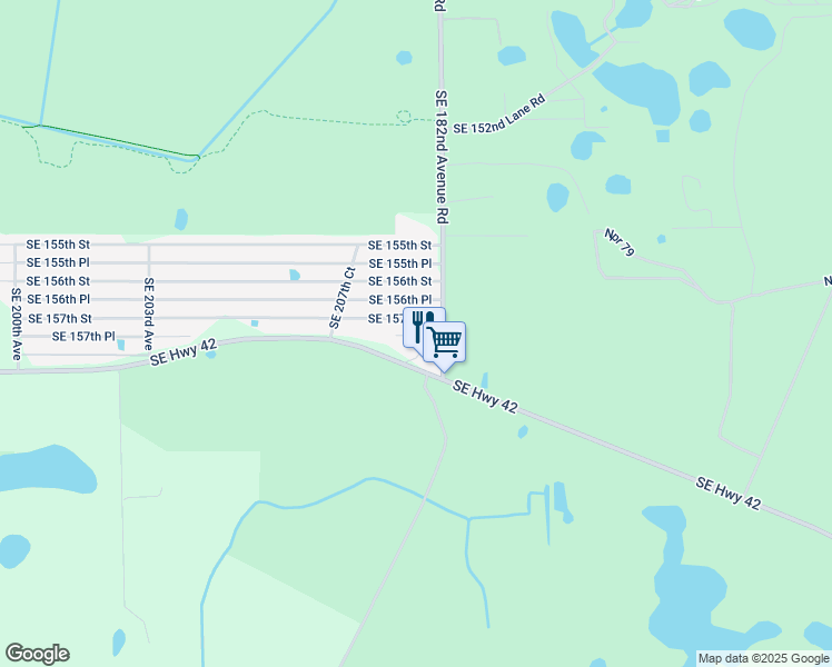 map of restaurants, bars, coffee shops, grocery stores, and more near 20941 Southeast 157th Lane in Umatilla