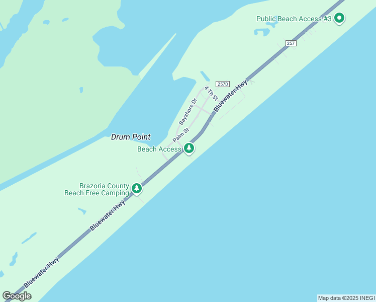 map of restaurants, bars, coffee shops, grocery stores, and more near 4502 Bluewater Highway in Freeport