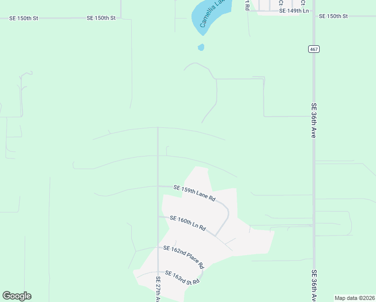 map of restaurants, bars, coffee shops, grocery stores, and more near 2875 Southeast 157th Lane Road in Summerfield