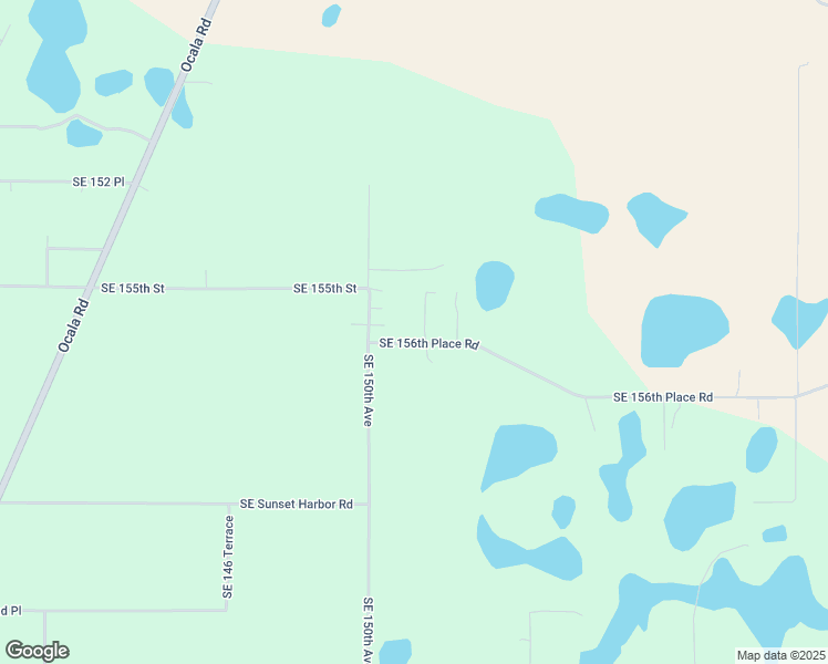 map of restaurants, bars, coffee shops, grocery stores, and more near 15101 Southeast 156th Place Road in Weirsdale