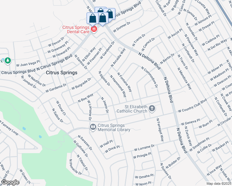 9036 North Alpinia Drive, Citrus Springs FL Walk Score