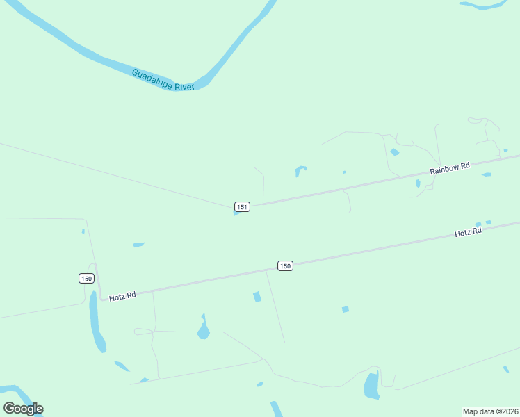 map of restaurants, bars, coffee shops, grocery stores, and more near 1442 Rainbow Road in Cuero