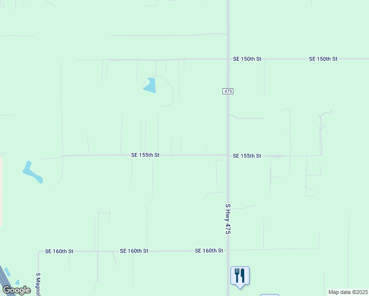 map of restaurants, bars, coffee shops, grocery stores, and more near 1065 Southeast 155th Street in Summerfield