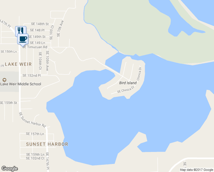 map of restaurants, bars, coffee shops, grocery stores, and more near 28 Ocale Way South in Summerfield