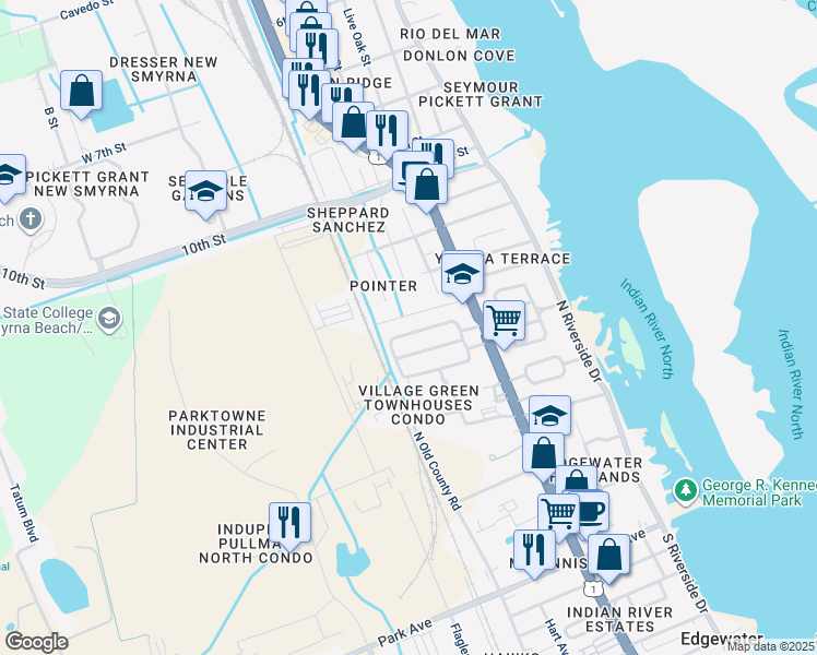 map of restaurants, bars, coffee shops, grocery stores, and more near 139 Wildwood Ave in Edgewater