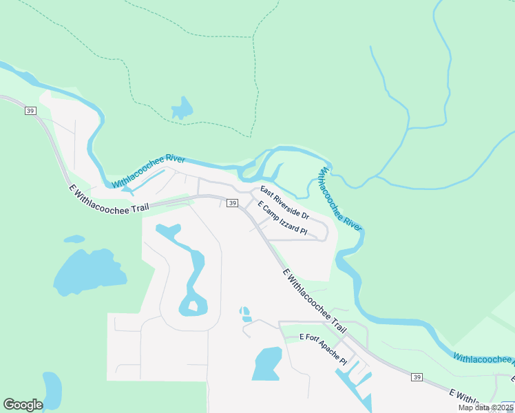map of restaurants, bars, coffee shops, grocery stores, and more near 3962 East Camp Izzard Place in Dunnellon