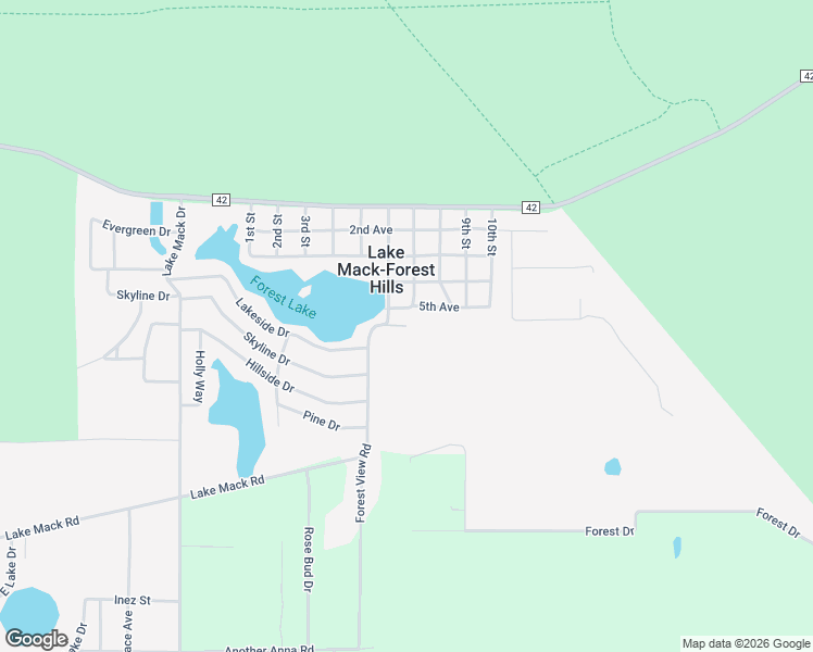 map of restaurants, bars, coffee shops, grocery stores, and more near 32059 6th Avenue in DeLand