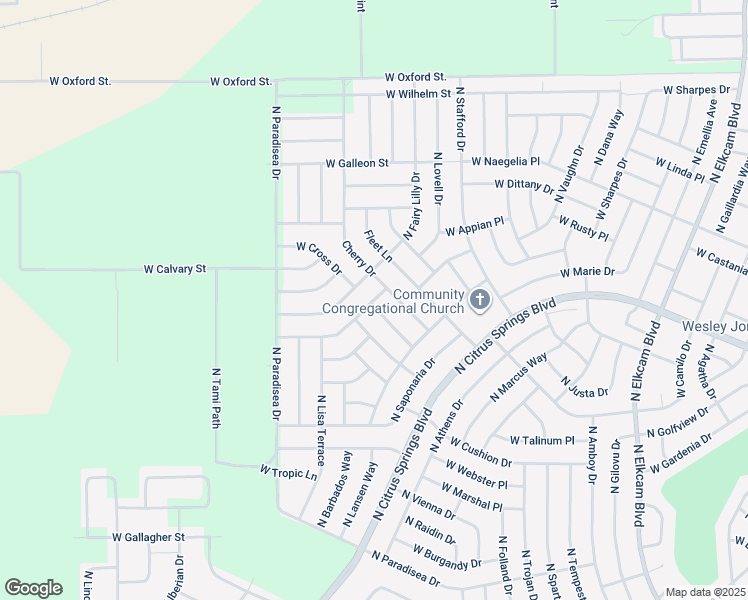map of restaurants, bars, coffee shops, grocery stores, and more near 3731 West Forest Drive in Citrus Springs