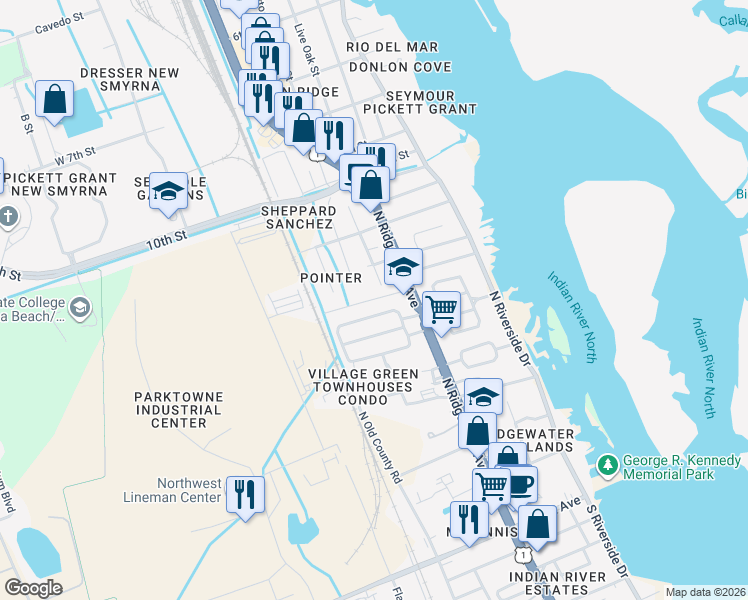 map of restaurants, bars, coffee shops, grocery stores, and more near 116 Wildwood Avenue in Edgewater