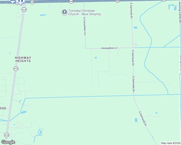 map of restaurants, bars, coffee shops, grocery stores, and more near 3784 Honeydew Lane in New Smyrna Beach