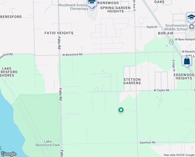 map of restaurants, bars, coffee shops, grocery stores, and more near 1350 Barrel Springs Trail in DeLand