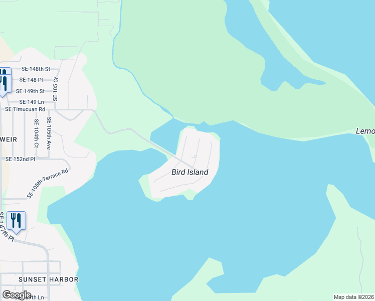map of restaurants, bars, coffee shops, grocery stores, and more near 11 Southeast Ocale Way in Summerfield