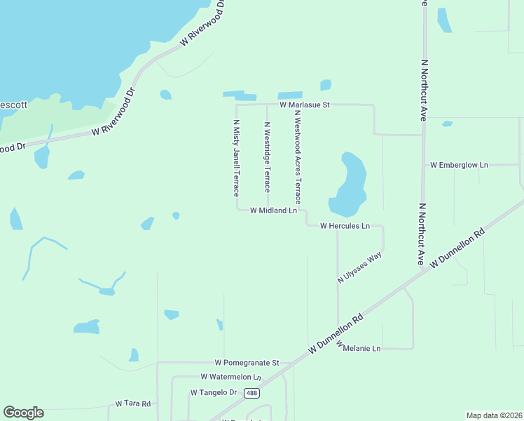 map of restaurants, bars, coffee shops, grocery stores, and more near 9620 West Midland Lane in Crystal River