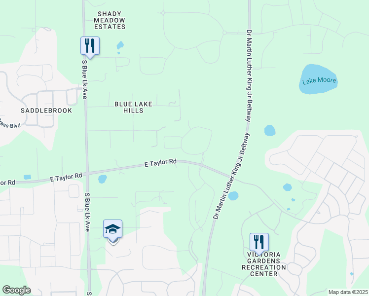 map of restaurants, bars, coffee shops, grocery stores, and more near 1431 Chelsea Manor Circle in DeLand