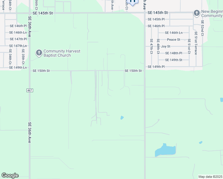 map of restaurants, bars, coffee shops, grocery stores, and more near 4300 Southeast 150th Street in Summerfield